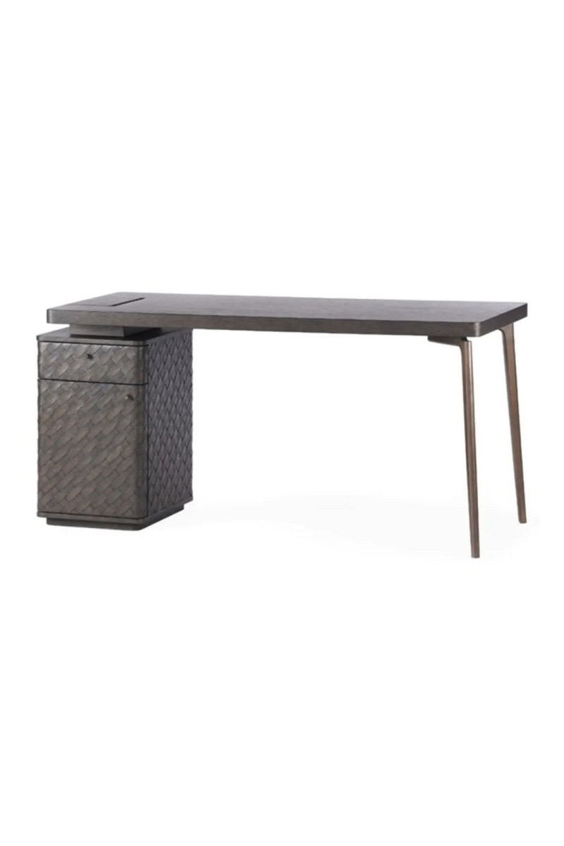 Woven Oak Desk | Eichholtz Fiji | Eichholtzmiami.com