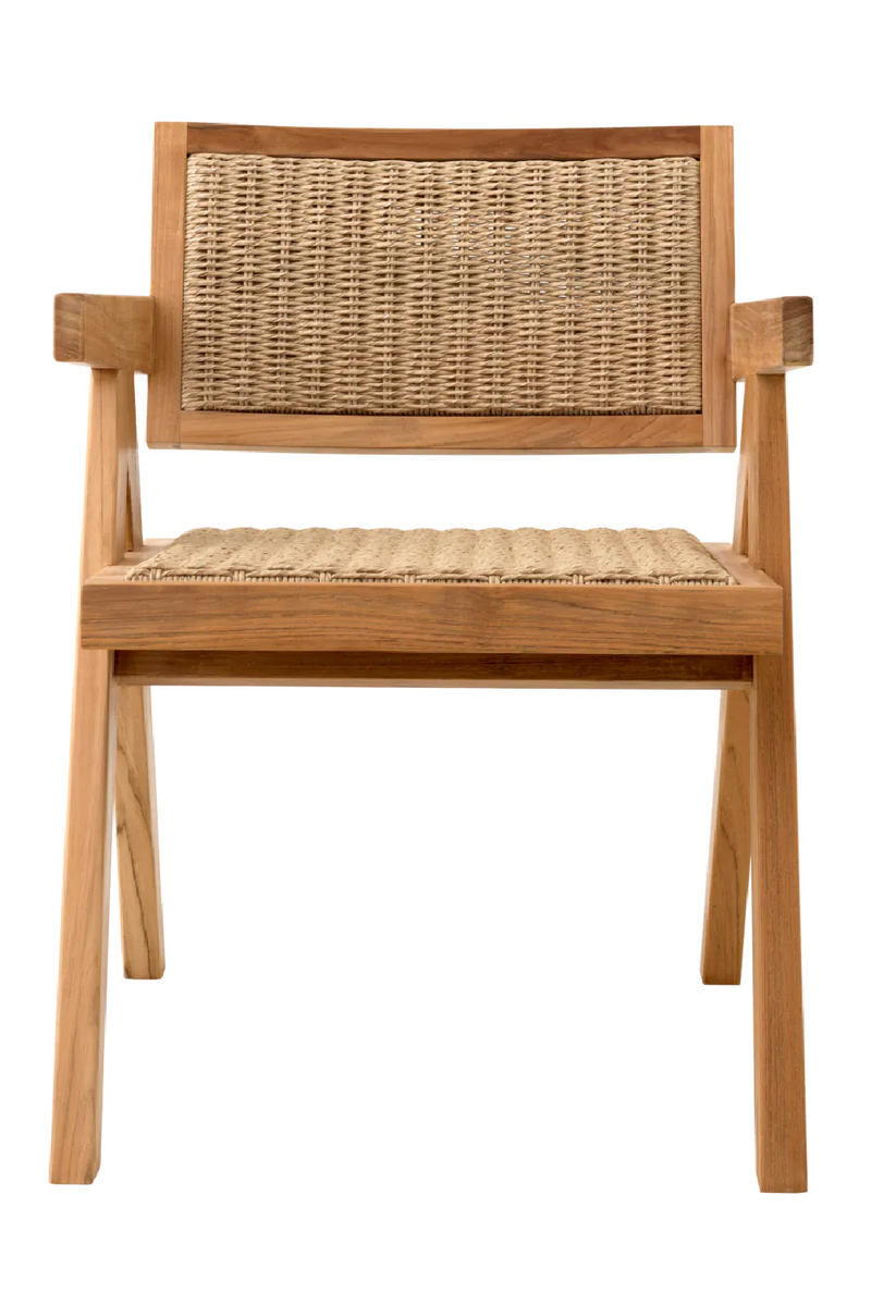 Wood Framed Weave Dining Armchair | Eichholtz Kristo | Eichholtzmiami.com