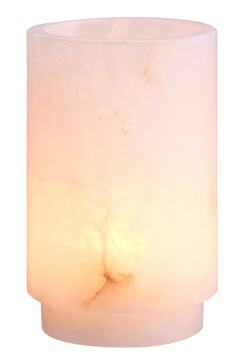Cylindrical Alabaster Tealight Holders (3) | Eichholtz Leonidas | Eichholtzmiami.com