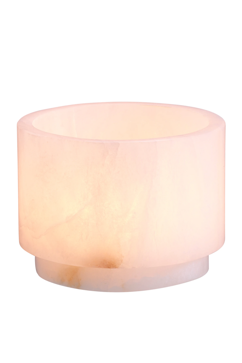 Cylindrical Alabaster Tealight Holders (3) | Eichholtz Leonidas | Eichholtzmiami.com