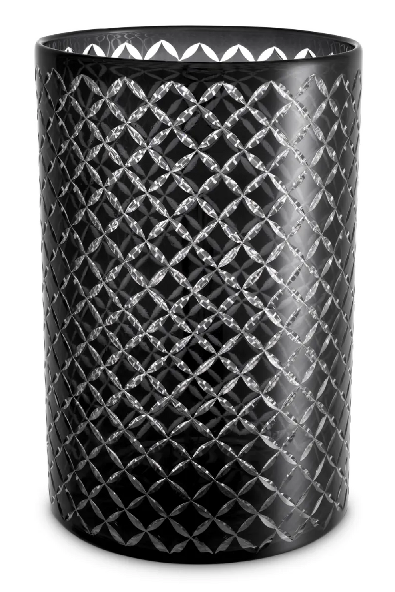 Diamond Patterned Cylindrical Hurricane | Eichholtz Gable | Eichholtzmiami.com