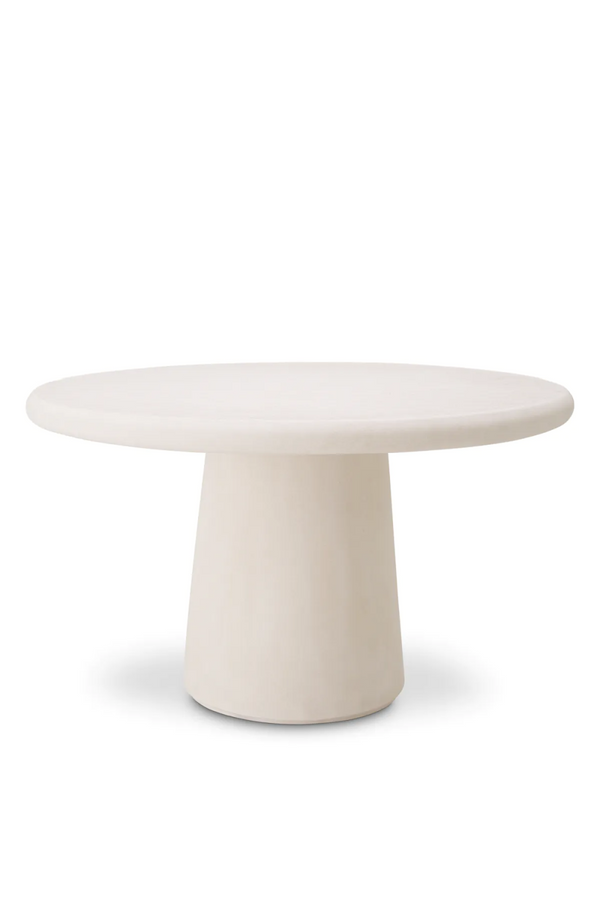 White Round Outdoor Dining Table M | Eichholtz Cleon | Eichholtzmiami.com