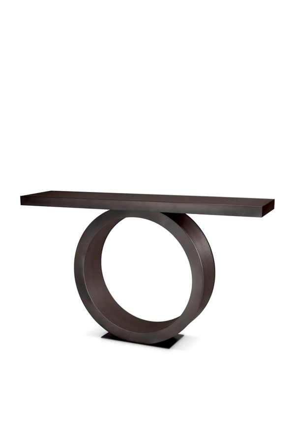 Oak Ring Console Table | Eichholtz Odis | Eichholtzmiami.com