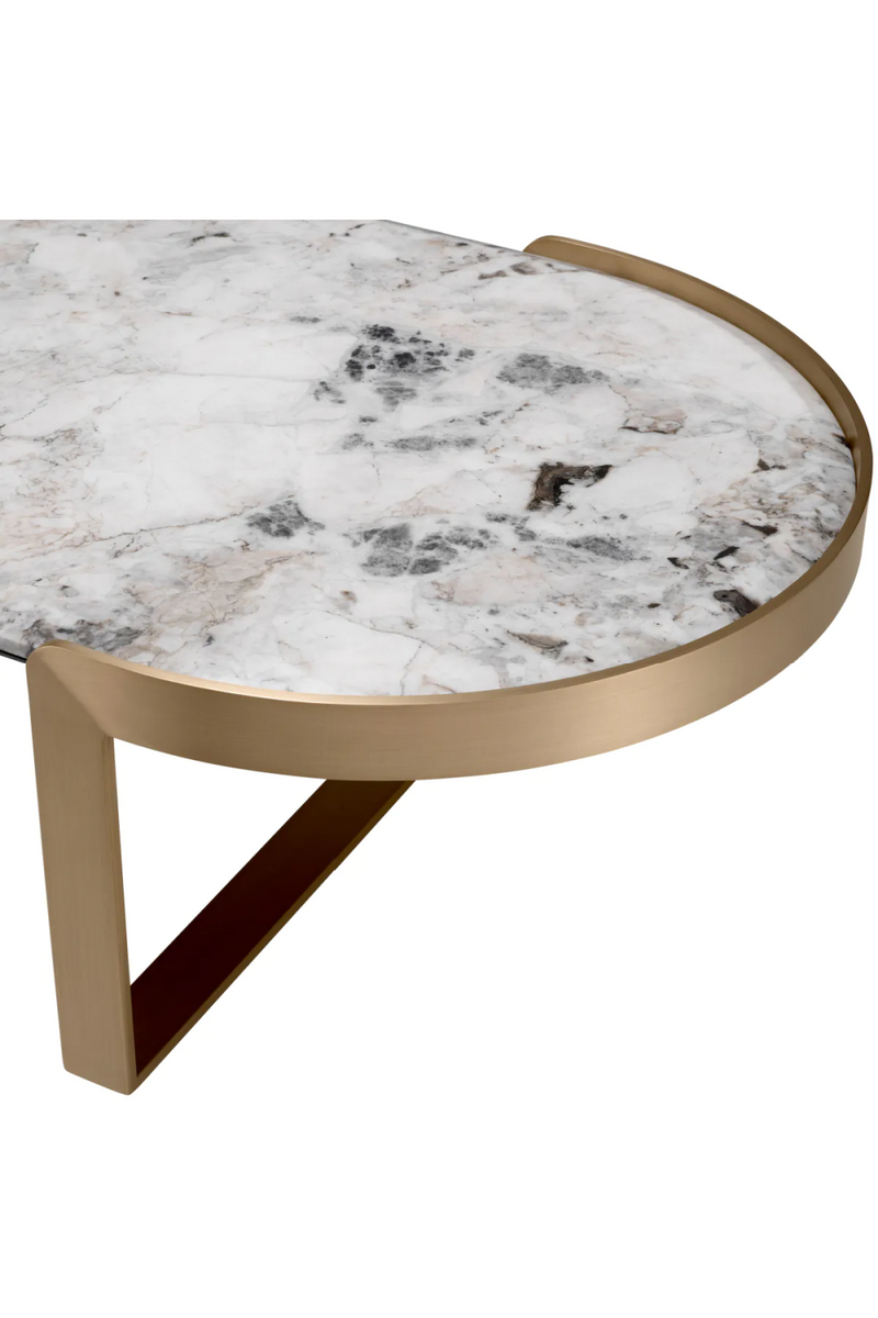 Oval Marble Coffee Table | Eichholtz Fabio | Eichholtzmiami.com