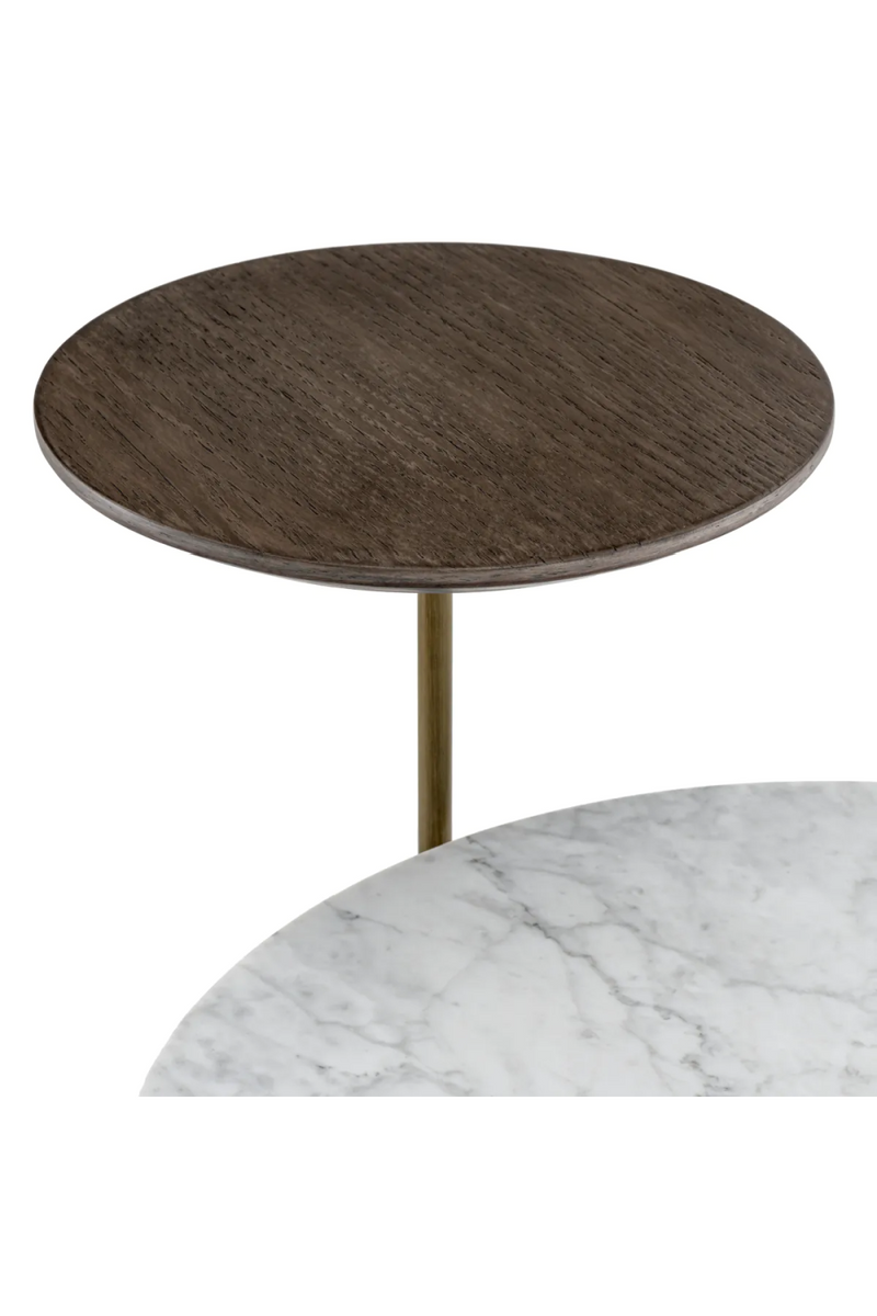 White Marble Modern Side Table | Eichholtz Faye | Eichholtzmiami.com