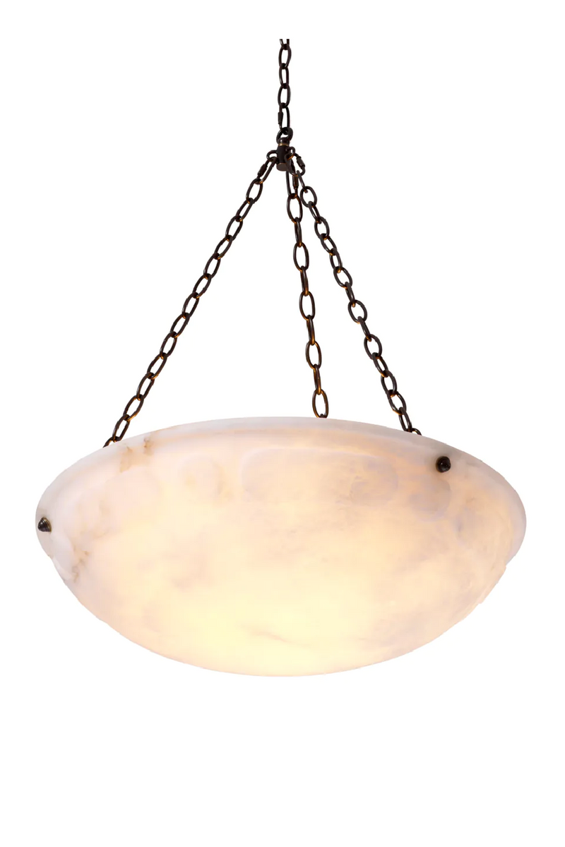 Round Alabaster Hanging Lamp | Eichholtz Novara | Eichholtzmiami.com