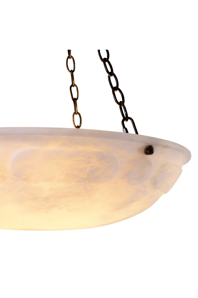 Round Alabaster Hanging Lamp | Eichholtz Novara | Eichholtzmiami.com