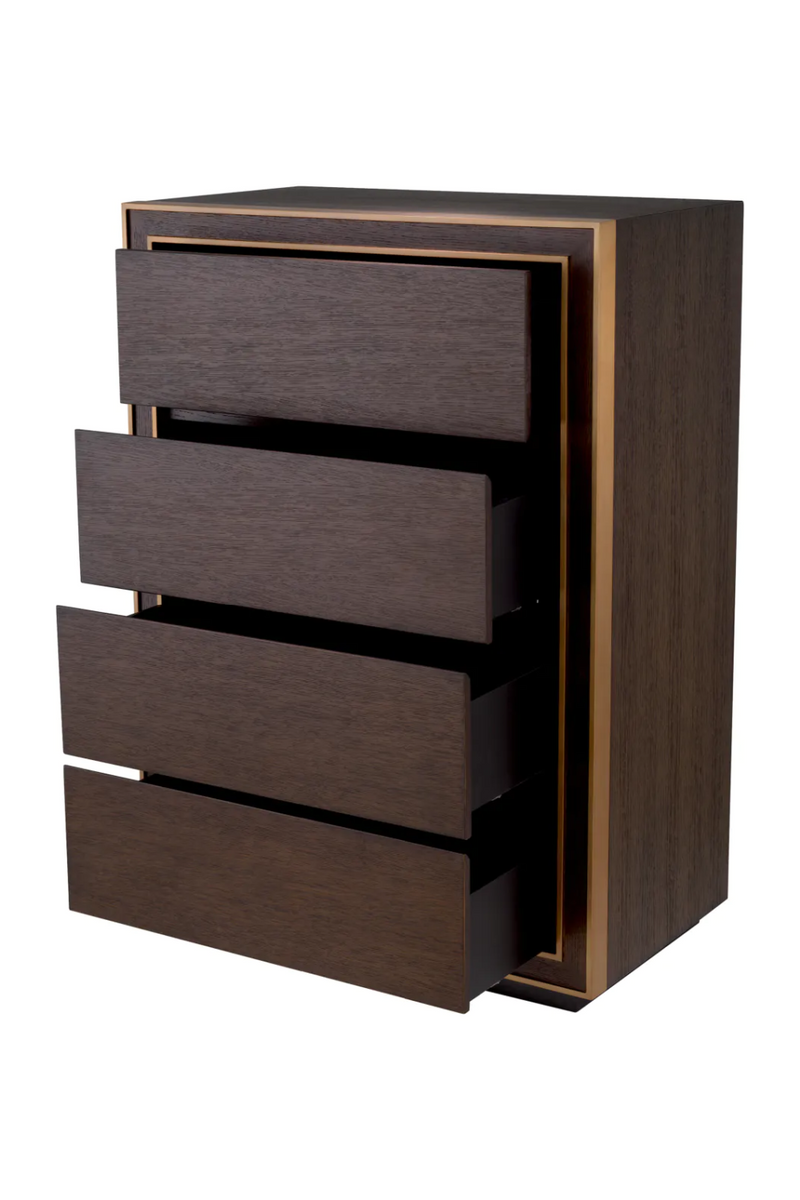 Brown Oak 4-Drawer Dresser | Eichholtz Camelot | Eichholtzmiami.com