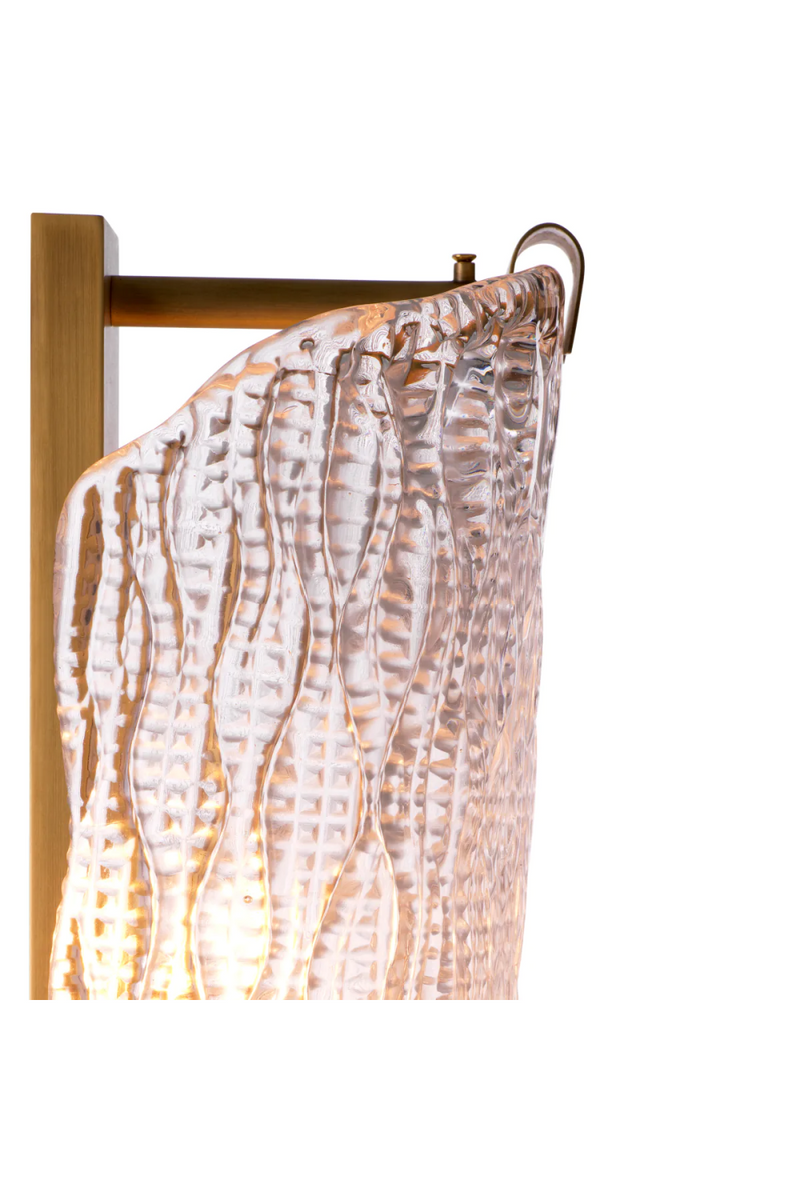 Carved Glass Wall Lamp | Eichholtz Todd | Eichholtzmiami.com