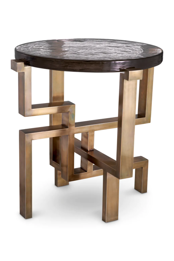 Modern Glass Side Table | Eichholtz Gee | Eichholtzmiami.com