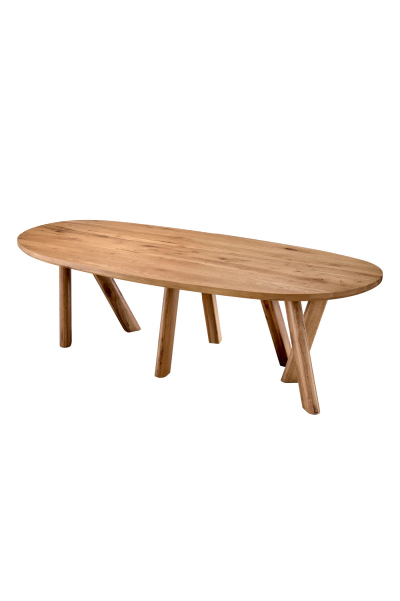 Oval Oak Dining Table | Eichholtz Baysore | Eichholtzmiami.com