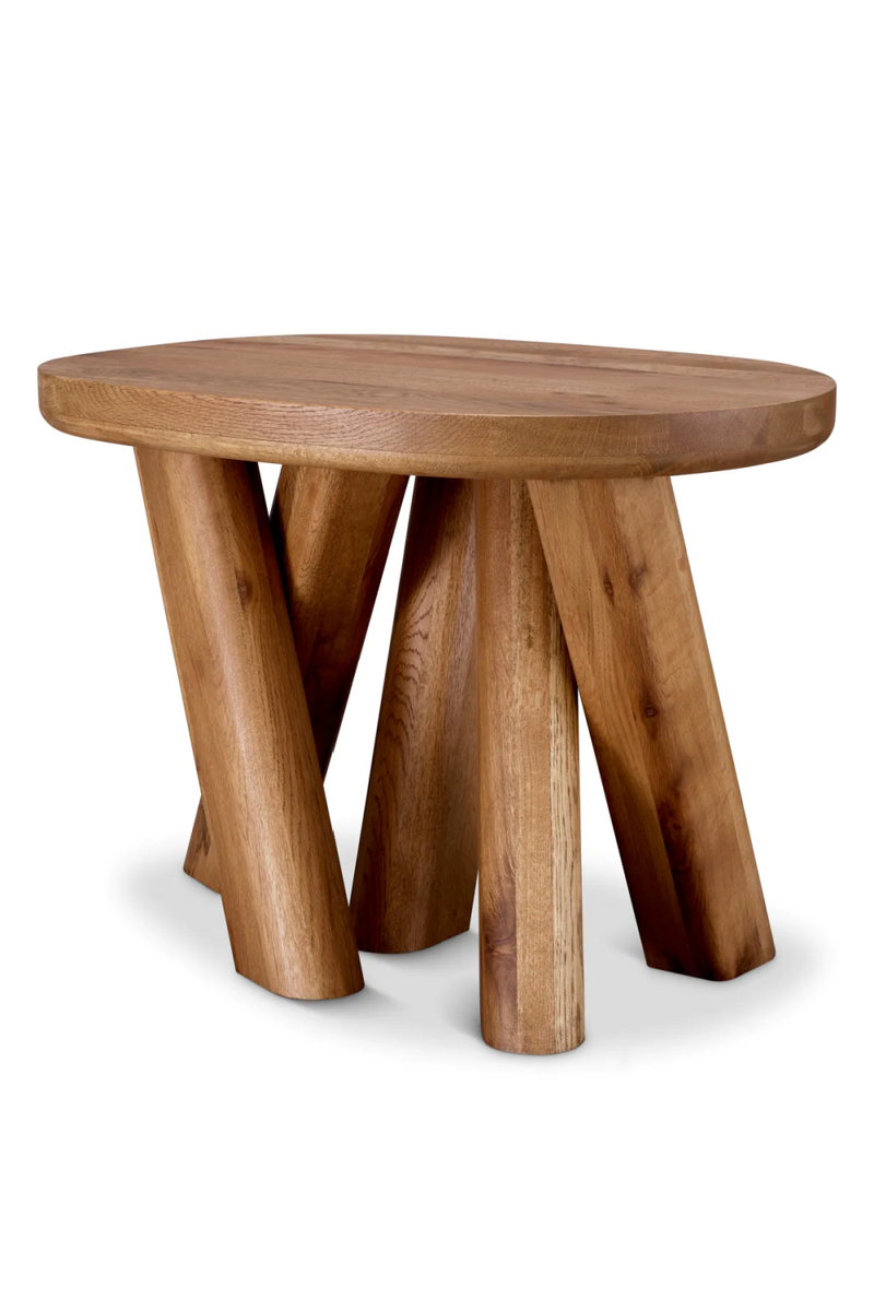 Oval Oak Side Table | Eichholtz Bayshore | Eichholtzmiami.com