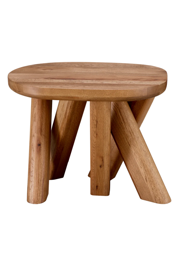 Oval Oak Side Table | Eichholtz Bayshore | Eichholtzmiami.com