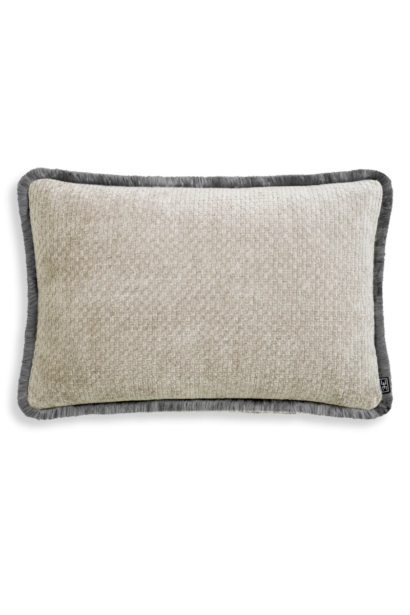 Fringed Minimalist Lumbar Pillow | Eichholtz Paia | Eichholtzmiami.com