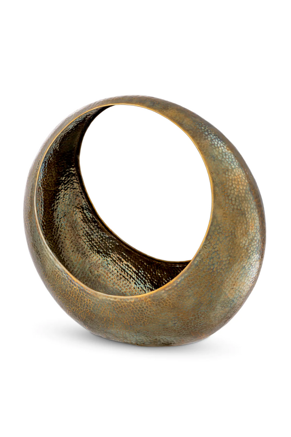 Circular Brass Wine Cooler | Eichholtz Leung | Eichholtzmiami.com