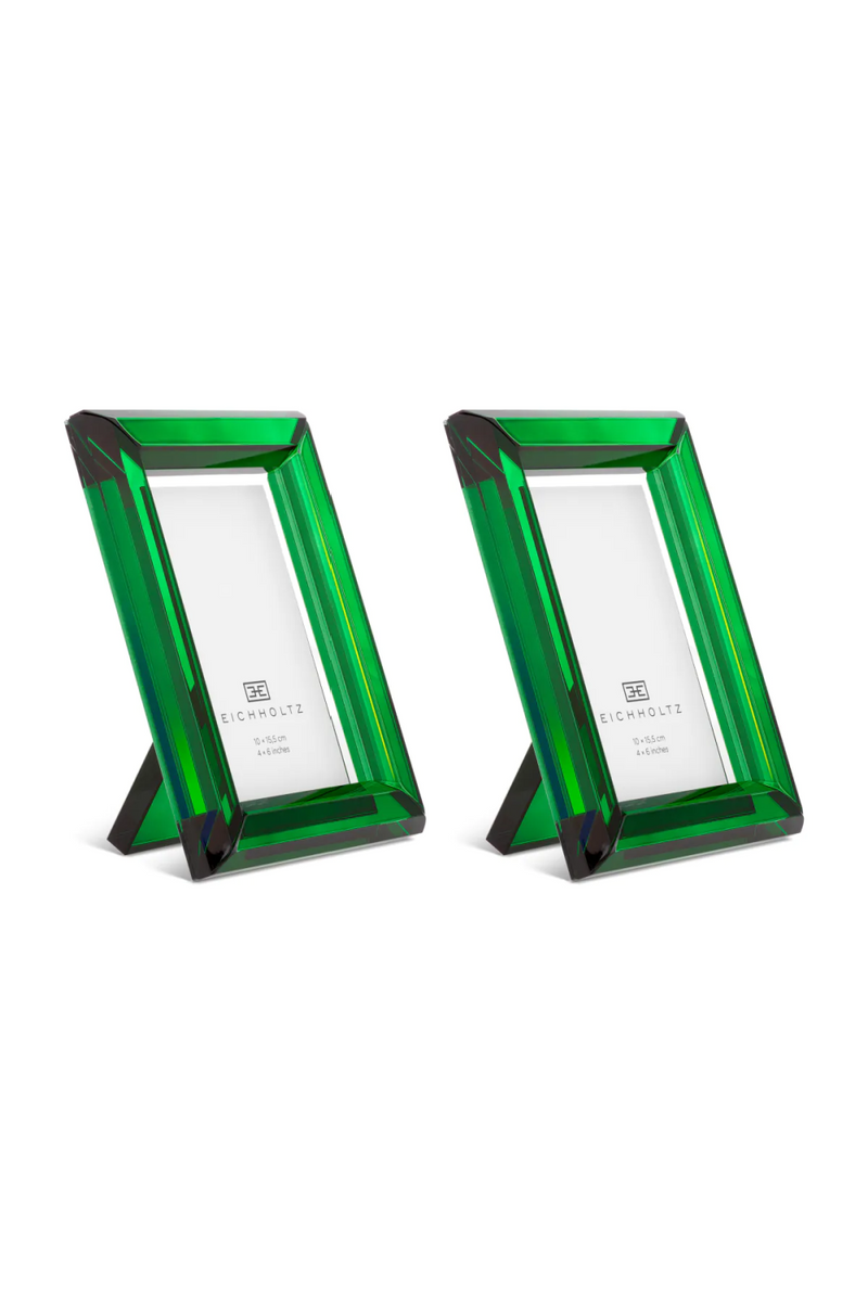 Green Glass Picture Frames (2) | Eichholtz Theory | Eichholtzmiami.com