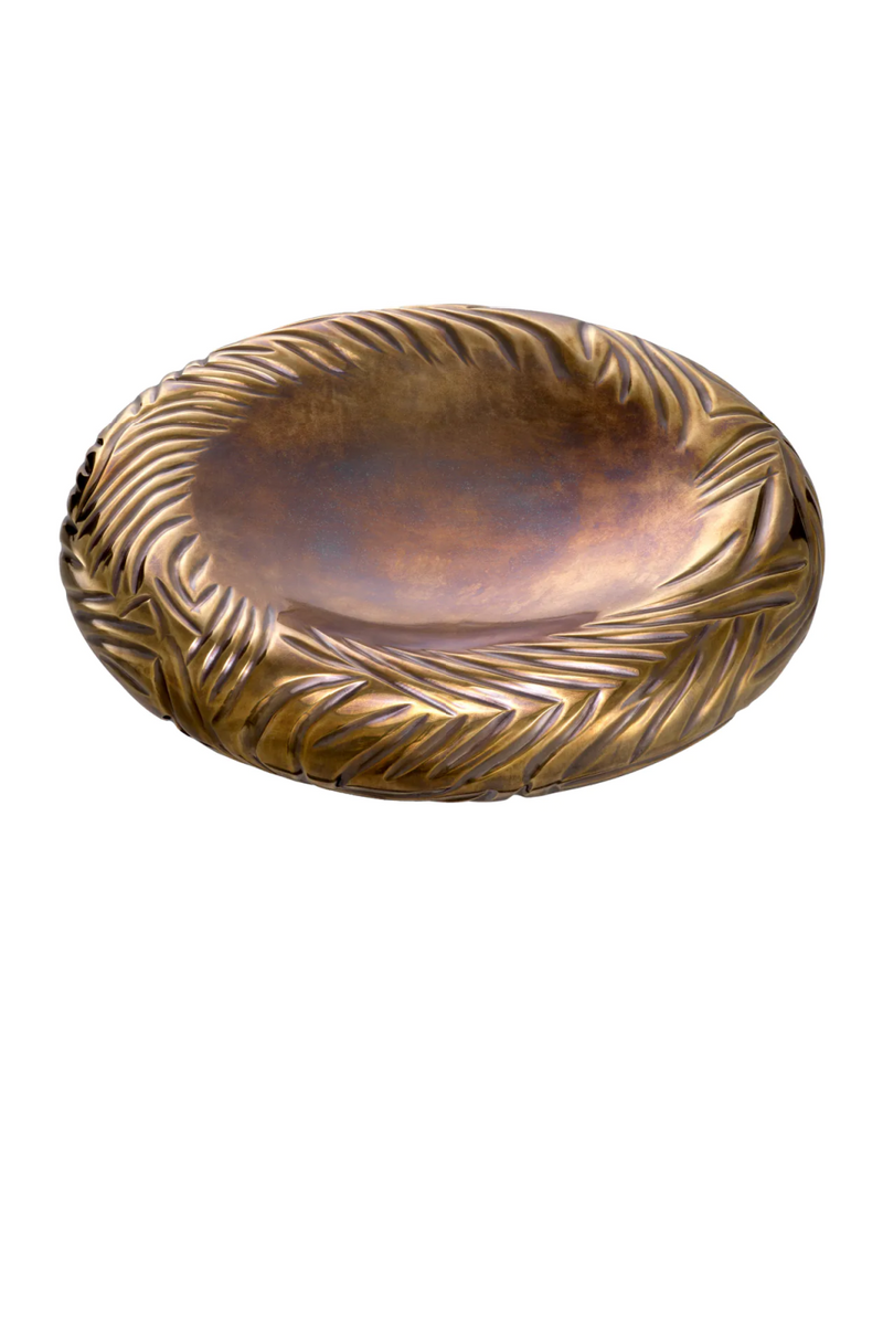 Vintage Brass Bowl | Eichholtz Sandrini | Eichholtzmiami.com