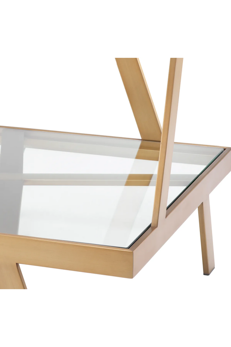 Two-Tier Glass Side Table | Eichholtz Billinghurst | Eichholtzmiami.com