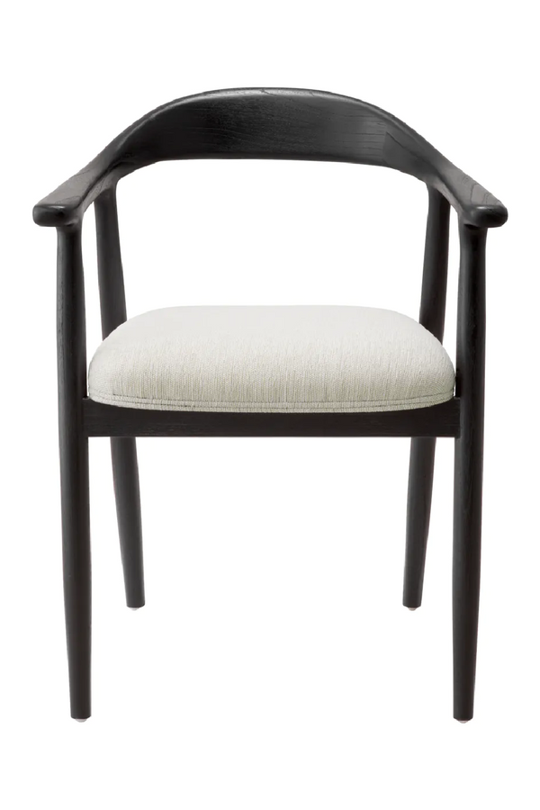 Black Curved Dining Chair | Eichholtz Beale | Eichholtzmiami.com