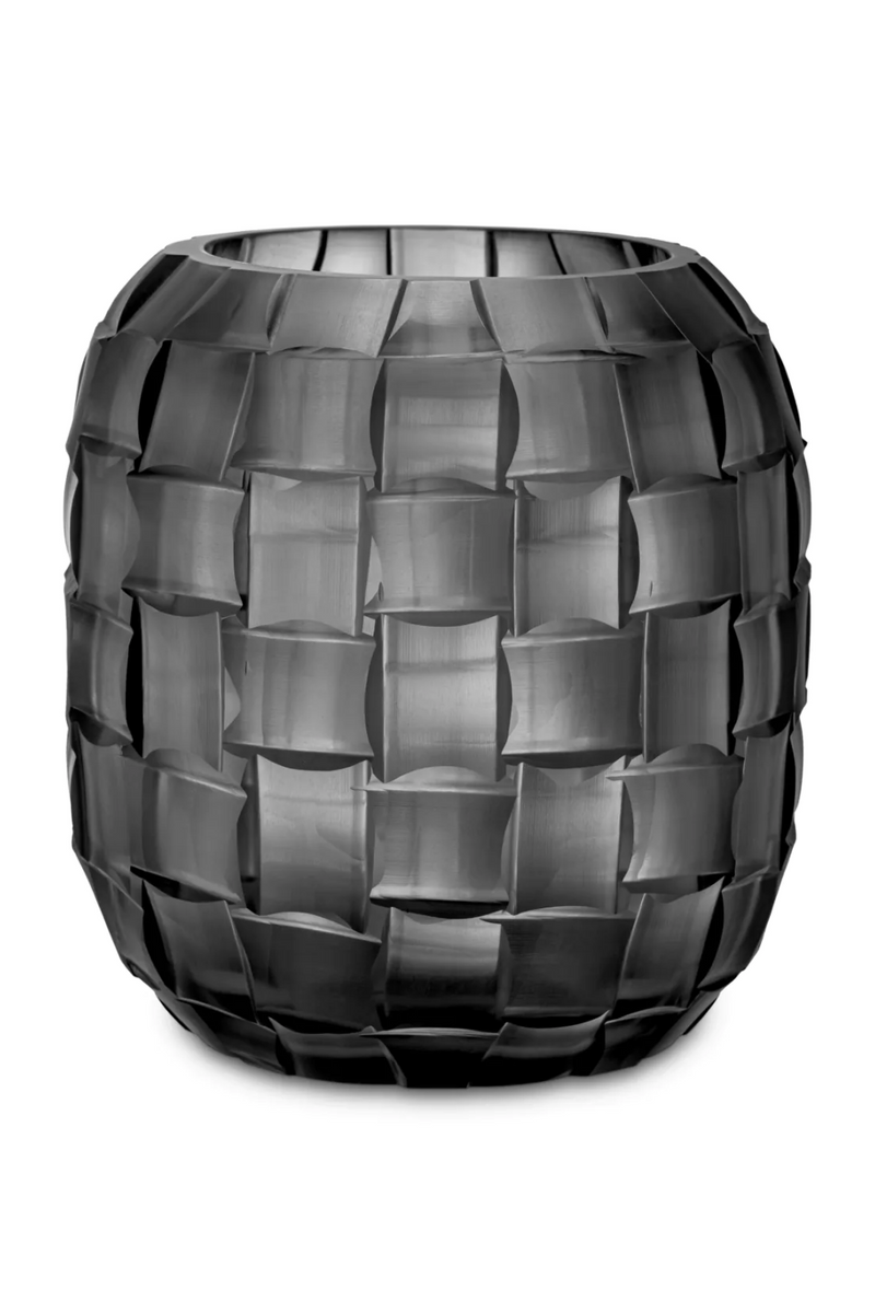 Gray Hand Blown Glass Vase | Eichholtz Varese | Eichholtzmiami.com