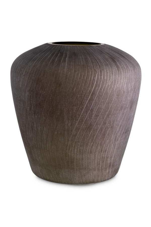 Brown Handblown Glass Vase | Eichholtz Tarlow | Eichholtzmiami.com