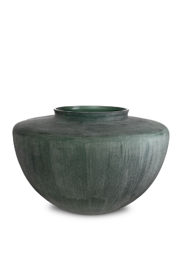 Green Handblown Glass Vase | Eichholtz Wainscott | Eichholtzmiami.com