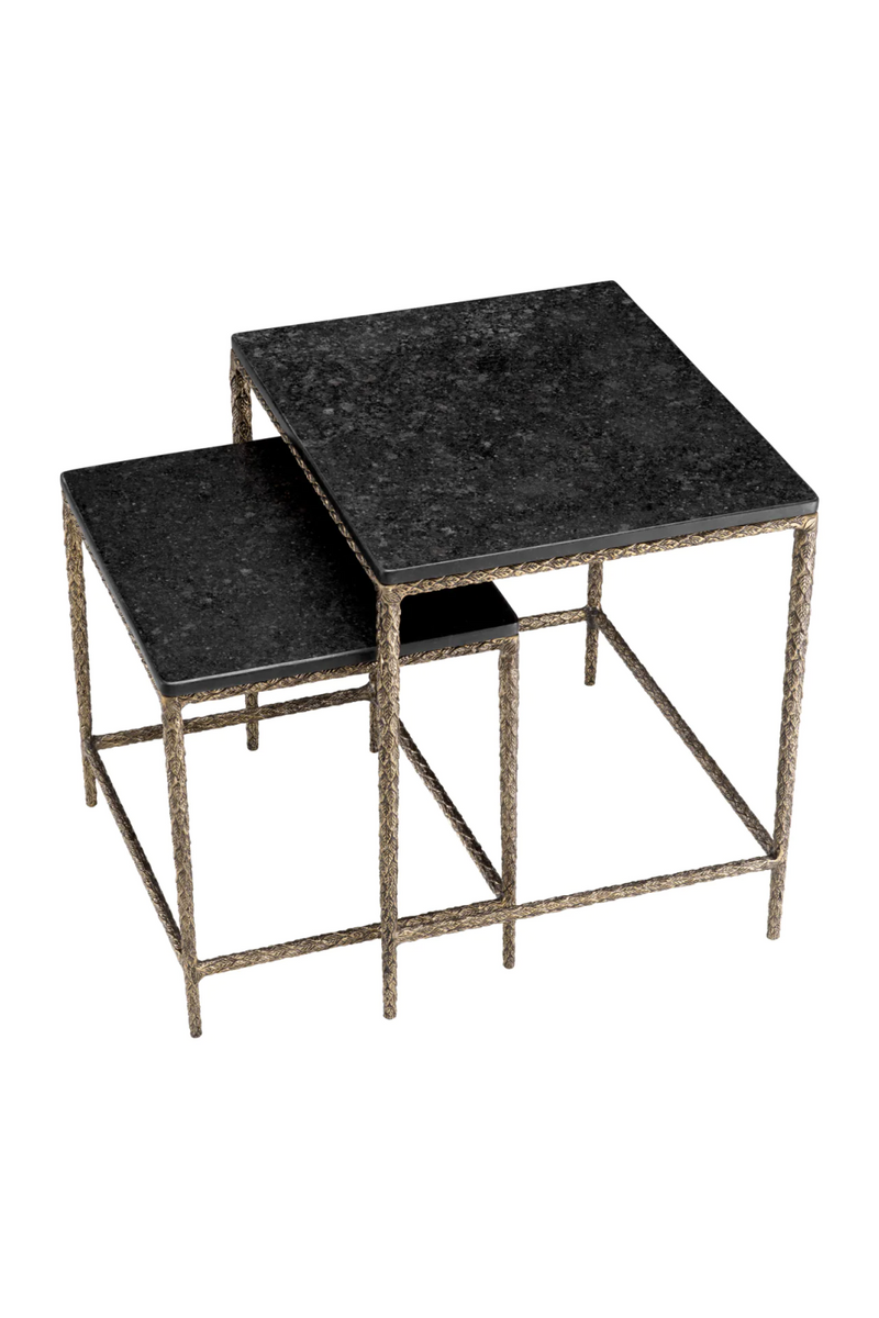 Black Granite Nesting Coffee Tables (2) | Eichholtz Ferndale | Eichholtzmiami.com