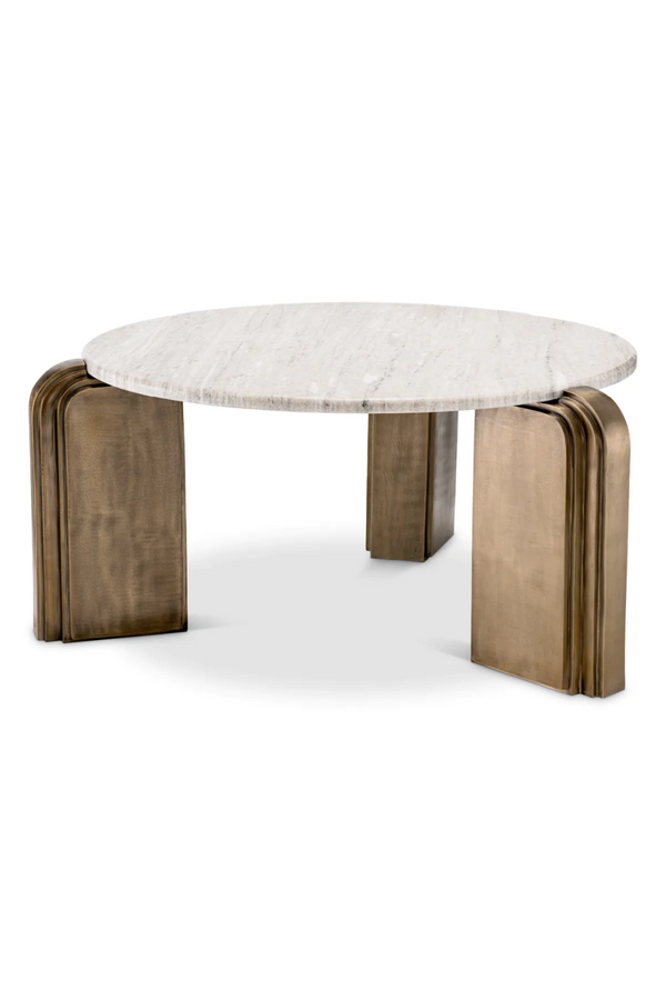 Beige Marble Modern Coffee Table | Eichholtz Albion | Eichholtzmiami.com