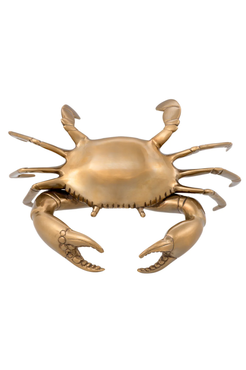 Vintage Brass Deco Object | Eichholtz Crab | Eichholtzmiami.com