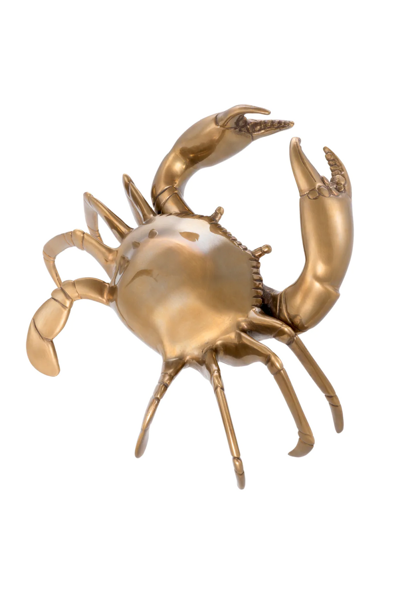 Vintage Brass Deco Object | Eichholtz Crab | Eichholtzmiami.com