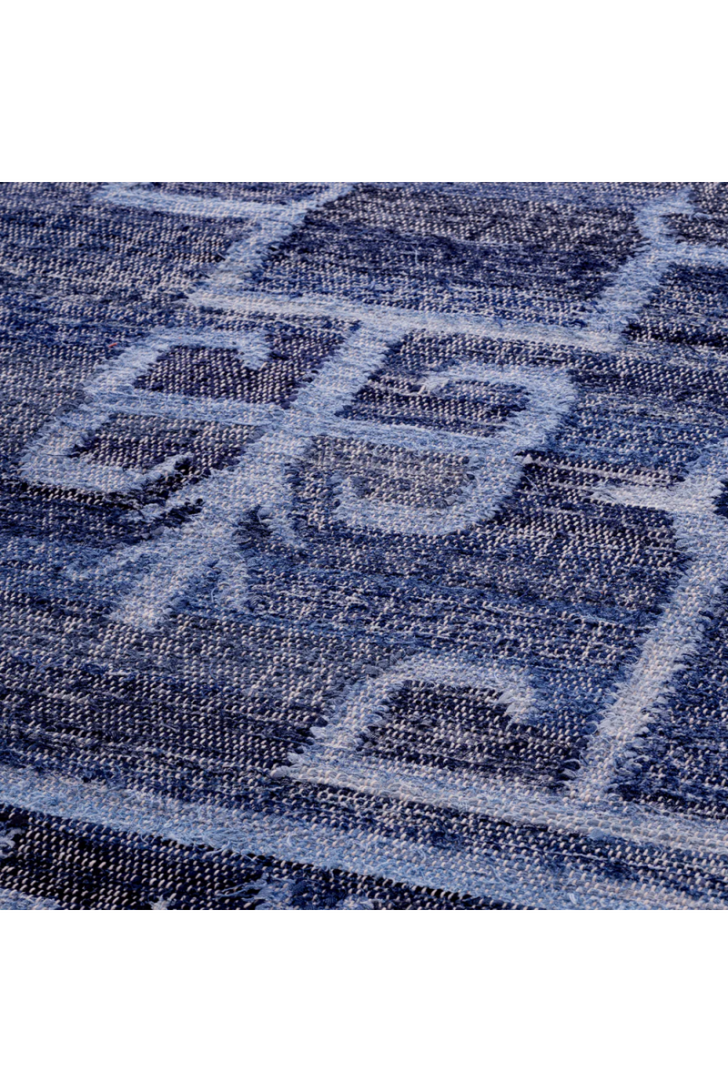 Hand-woven Denim Carpet | Eichholtz Palmaria | Eichholtzmiami.com