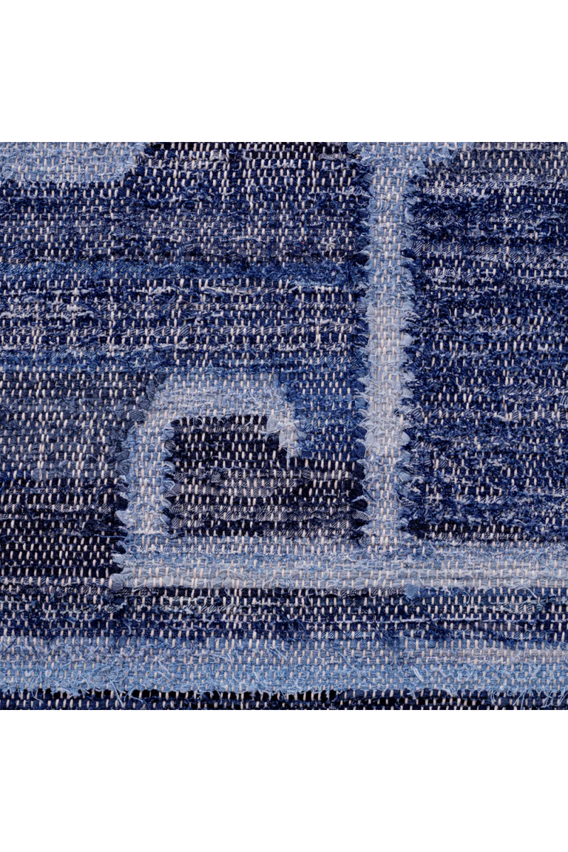 Hand-woven Denim Carpet | Eichholtz Palmaria | Eichholtzmiami.com