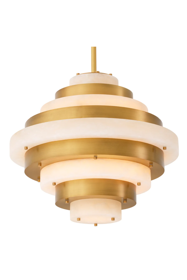 Alabaster Tiered Chandelier | Eichholtz Lazzari | Eichholtzmiami.com