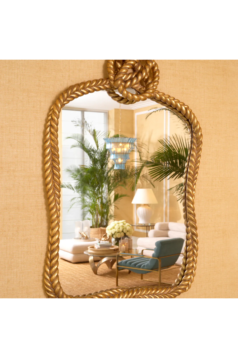 Mahogany Rope Detail Mirror | Eichholtz Vincenso | Eichholtzmiami.com