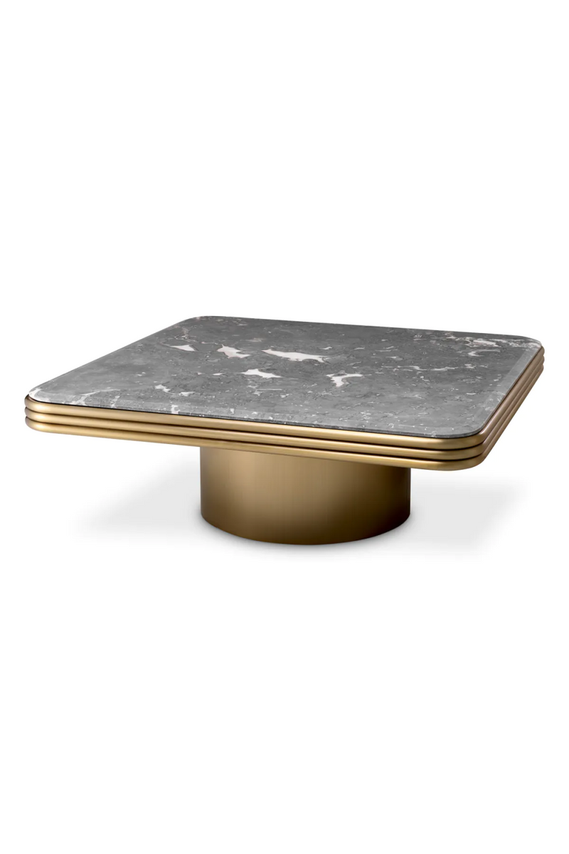 Square Gray Marble Coffee Table | Eichholtz Claremore | Eichholtzmiami.com