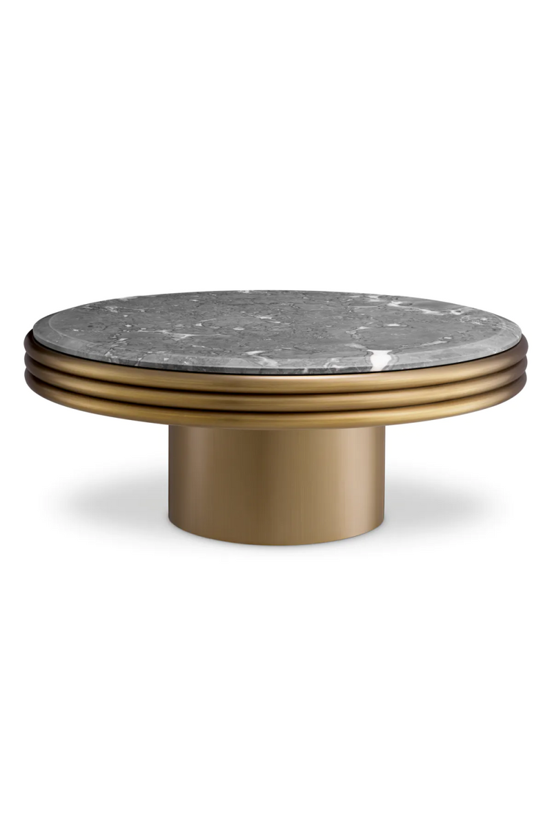 Round Gray Marble Coffee Table | Eichholtz Claremore | Eichholtzmiami.com
