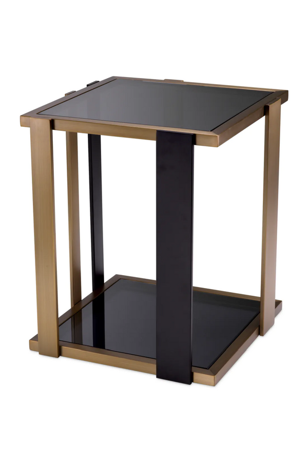 Black Glass Side Table | Eichholtz Billinghurst | Eichholtzmiami.com