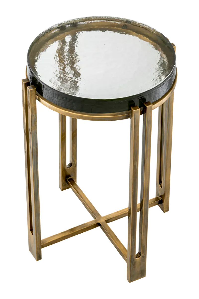 Vintage Glass Side Table | Eichholtz Claremont | Eichholtzmiami.com