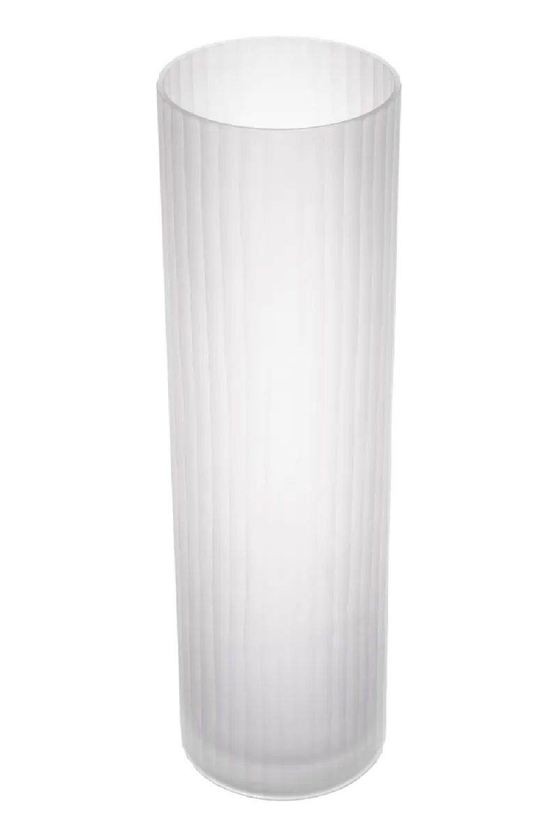 White Frosted Glass Vase | Eichholtz Haight | Eichholtzmiami.com