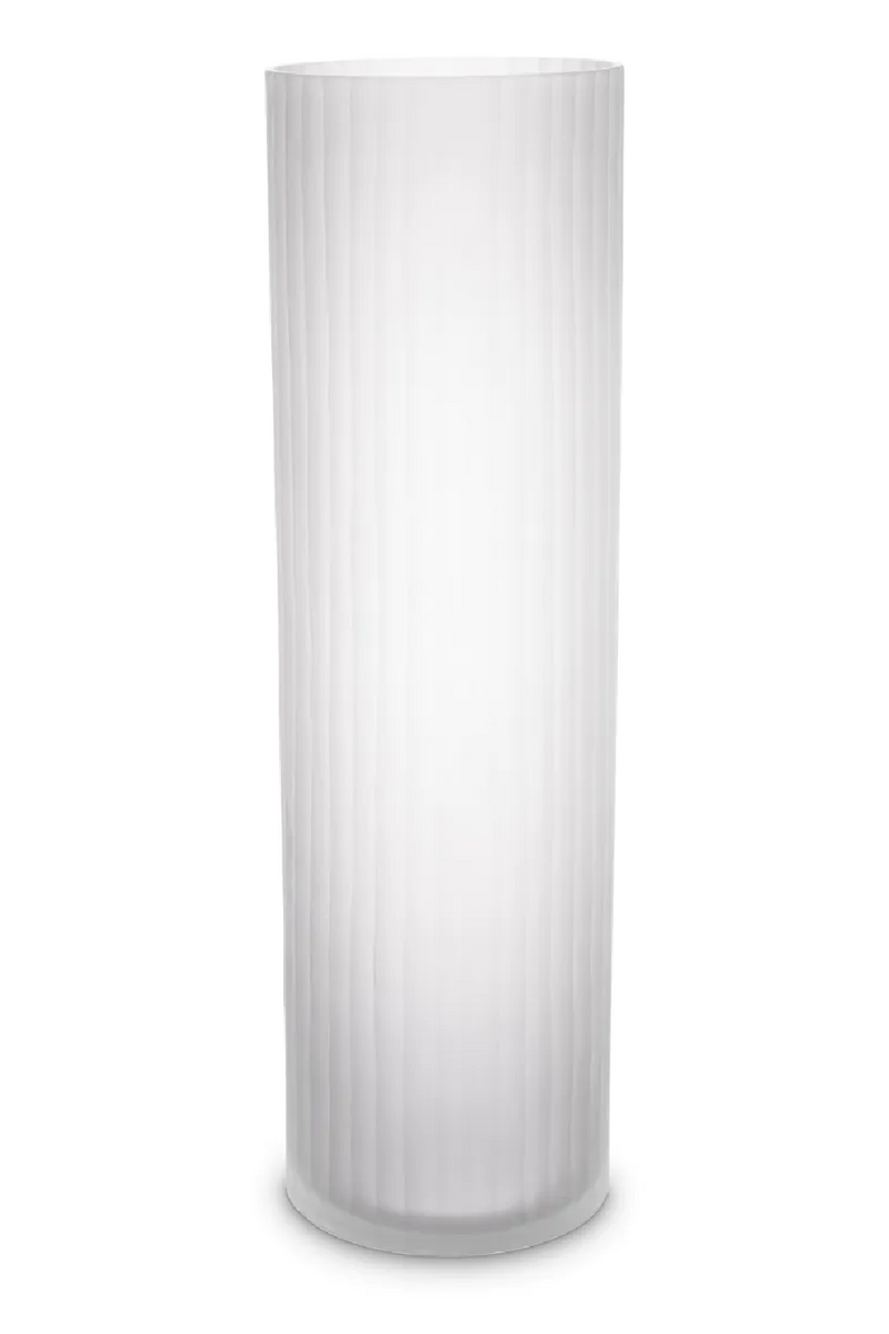 White Frosted Glass Vase | Eichholtz Haight | Eichholtzmiami.com