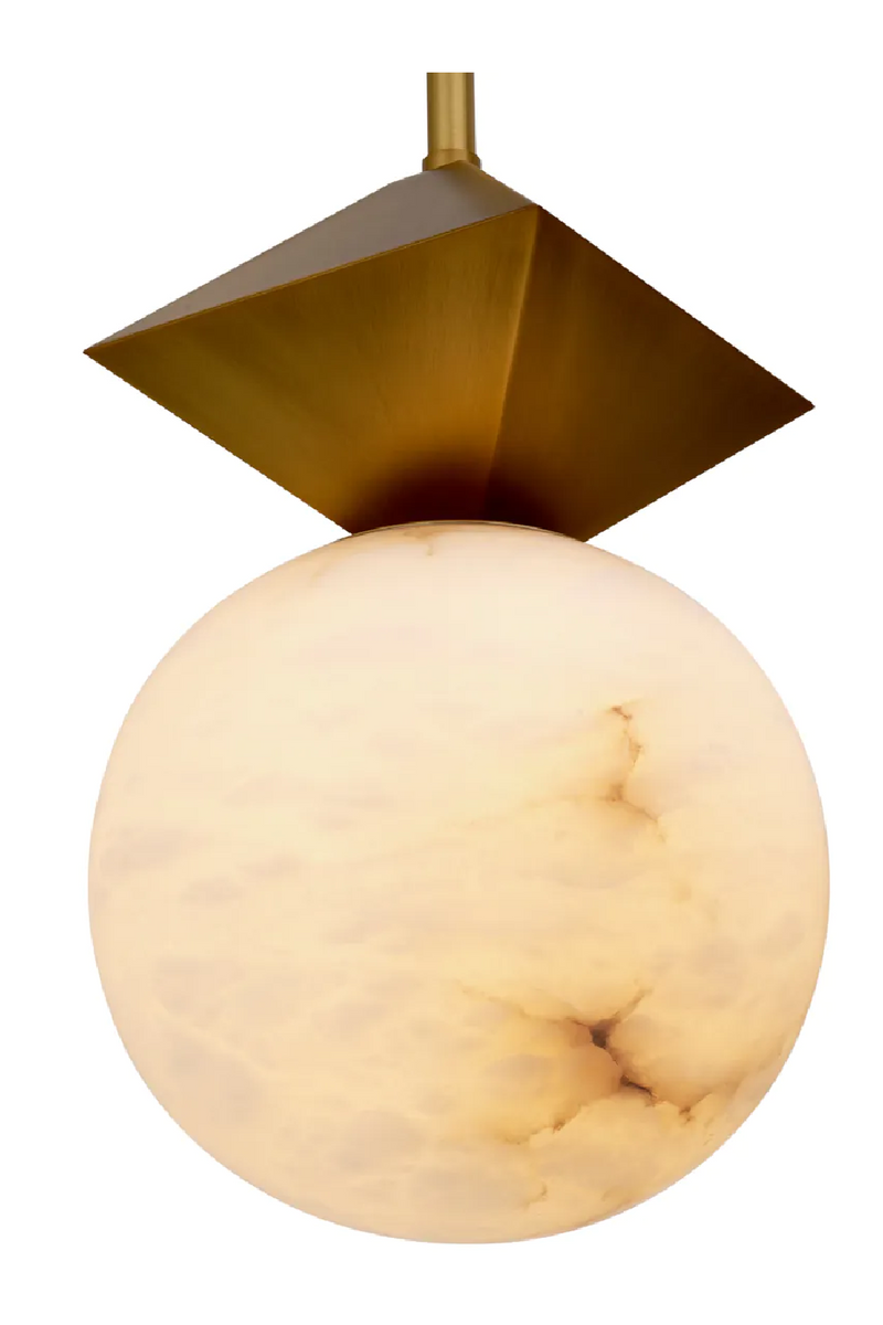 Alabaster Sphere Pendant Light | Eichholtz Elko | Eichholtzmiami.com