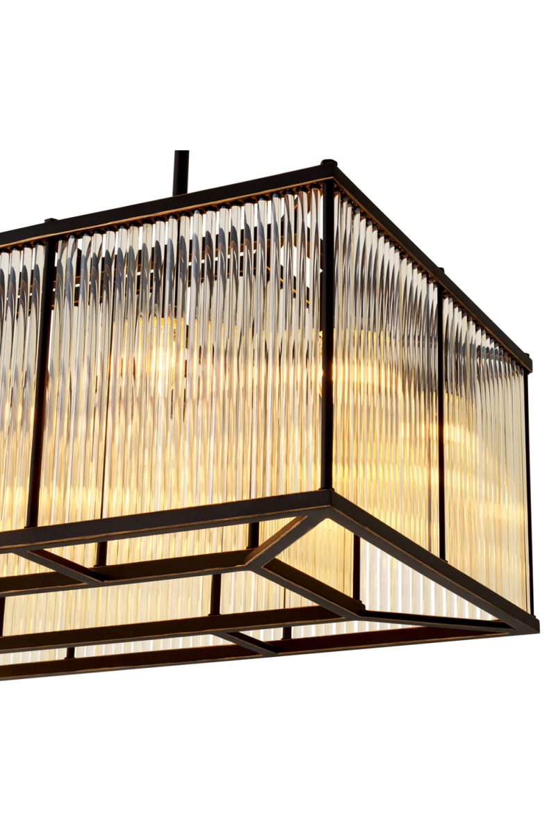 Glass Rods Rectangular Chandelier | Eichholtz Bernardi | Eichholtzmiami.com