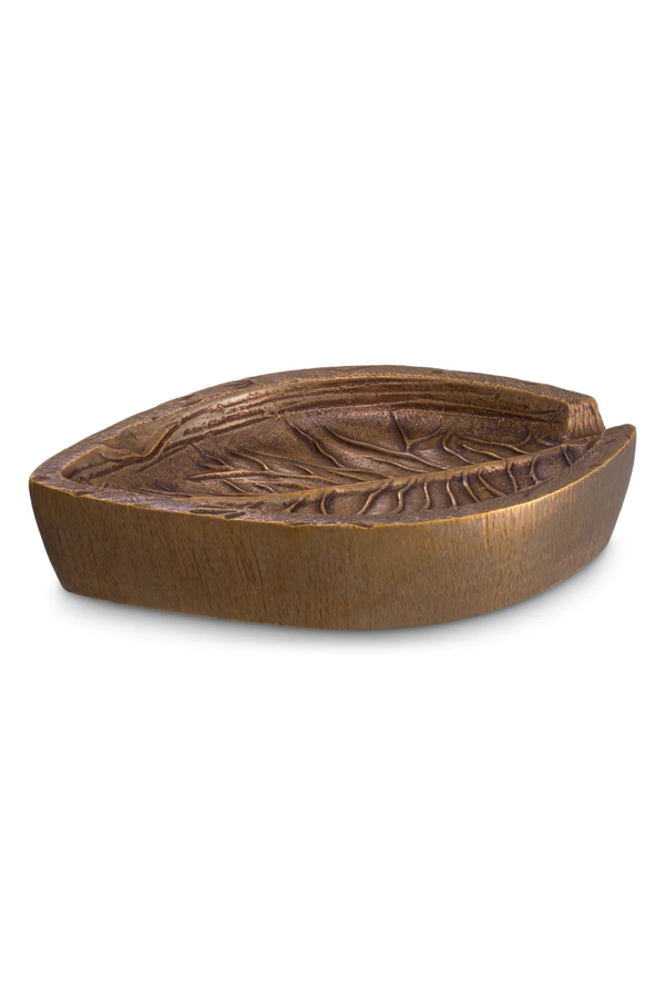 Leaf-Patterned Metal Bowl | Eichholtz Rosselli | Eichholtzmiami.com