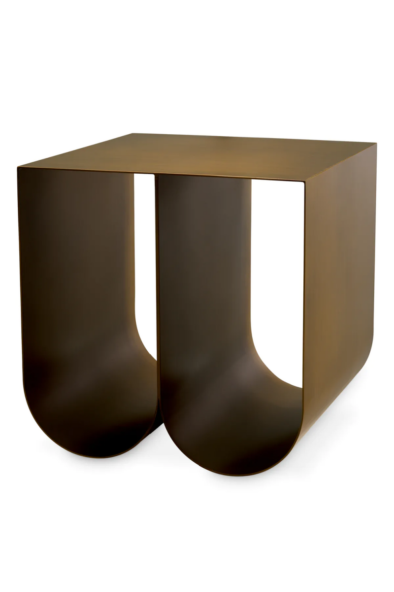 Brushed Brass Side Table | Eichholtz Rafaello | Eichholtzmiami.com