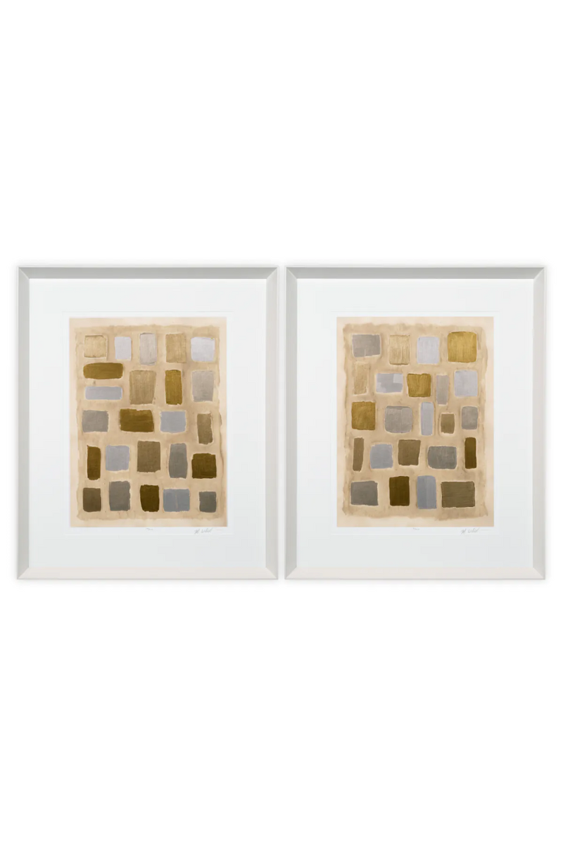 Minimalist Abstract Art Prints (2) | Eichholtz Sand Shaped | Eichholtzmiami.com