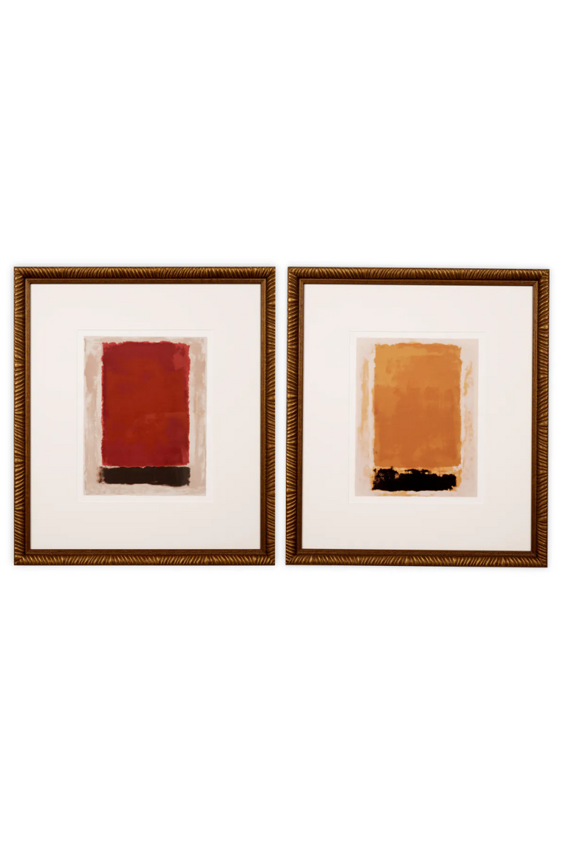 Gold-Framed Abstract Art Set (2) | Eichholtz Garnier | Eichholtzmiami.com