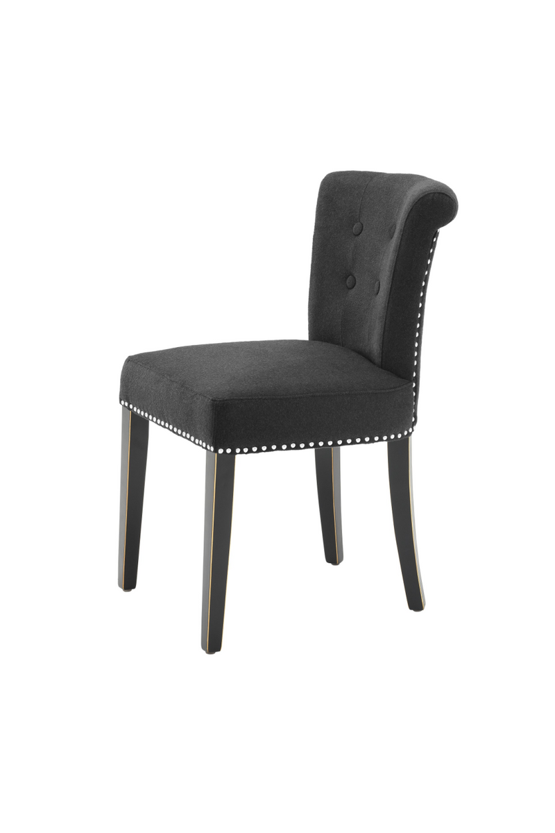 Black Cashmere Dining Chair | Eichholtz Key Largo | Eichholtzmiami.com