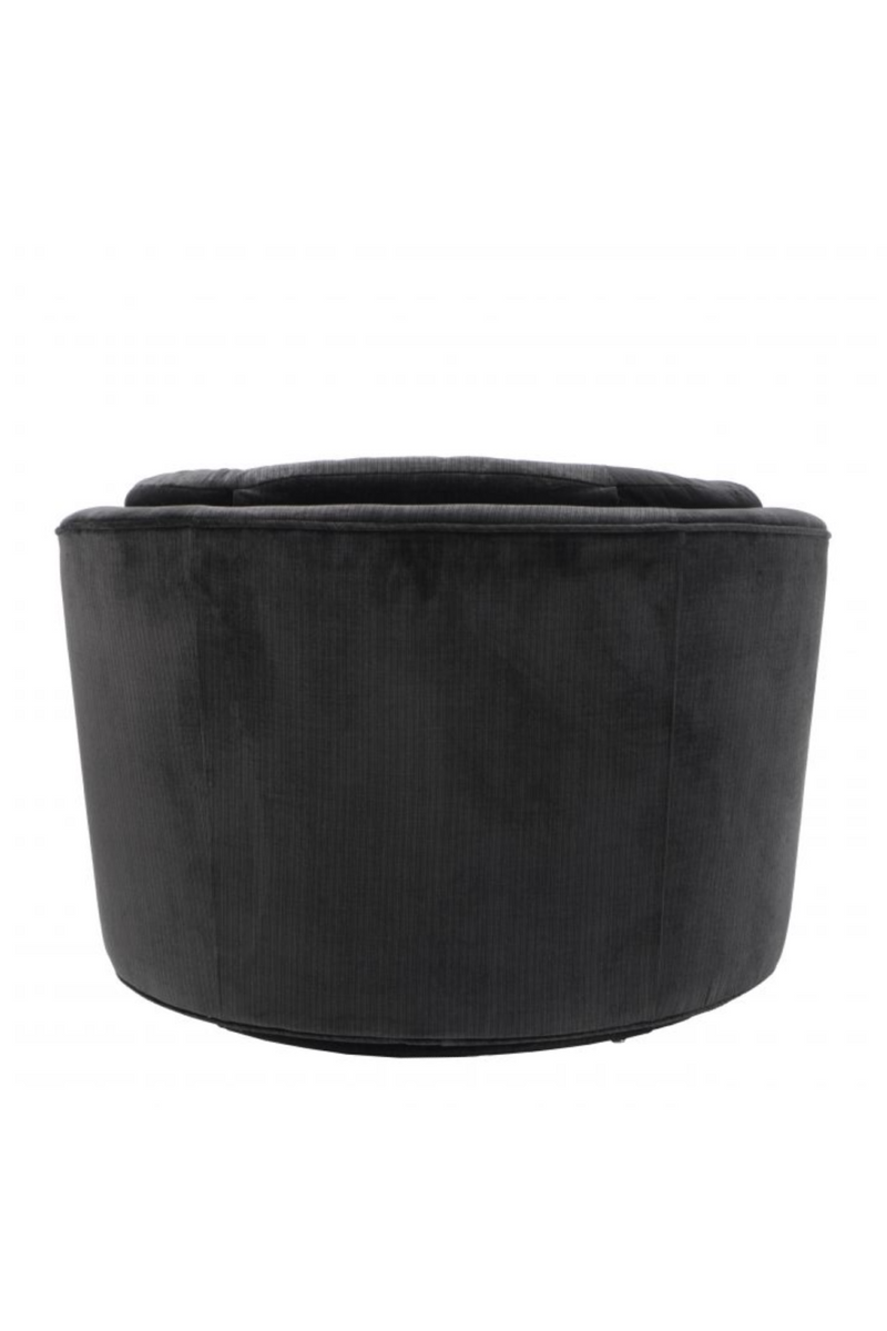 Black Velvet Swivel Chair | Eichholtz Recla | Eichholtzmiami.com