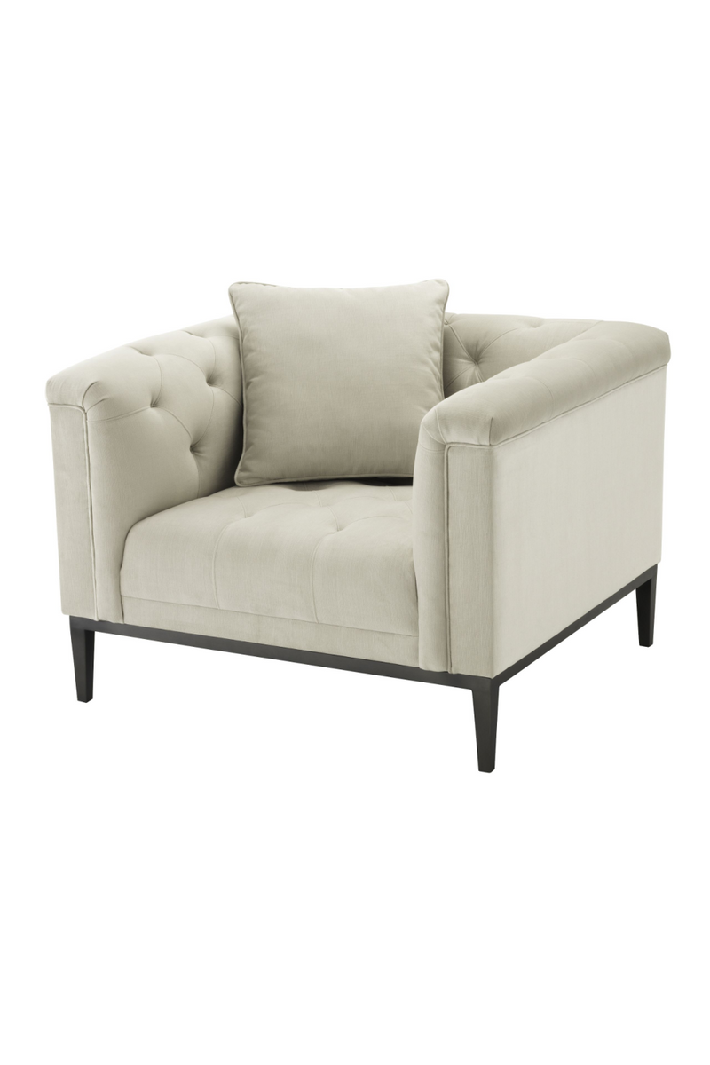 Gray Modern Chesterfield Chair | Eichholtz Cesare | Eichholtzmiami.com