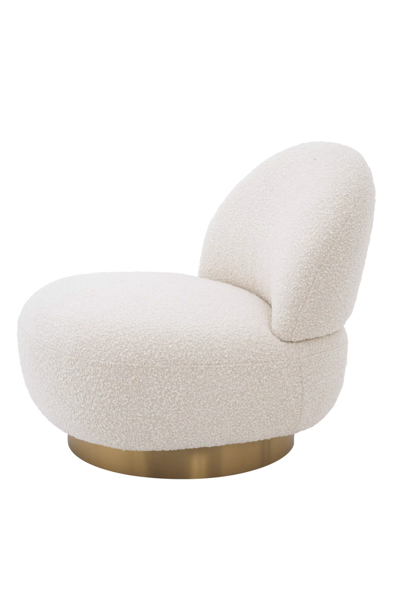 Cream Bouclé Accent Swivel Chair | Eichholtz Clément | Eichholtzmiami.com